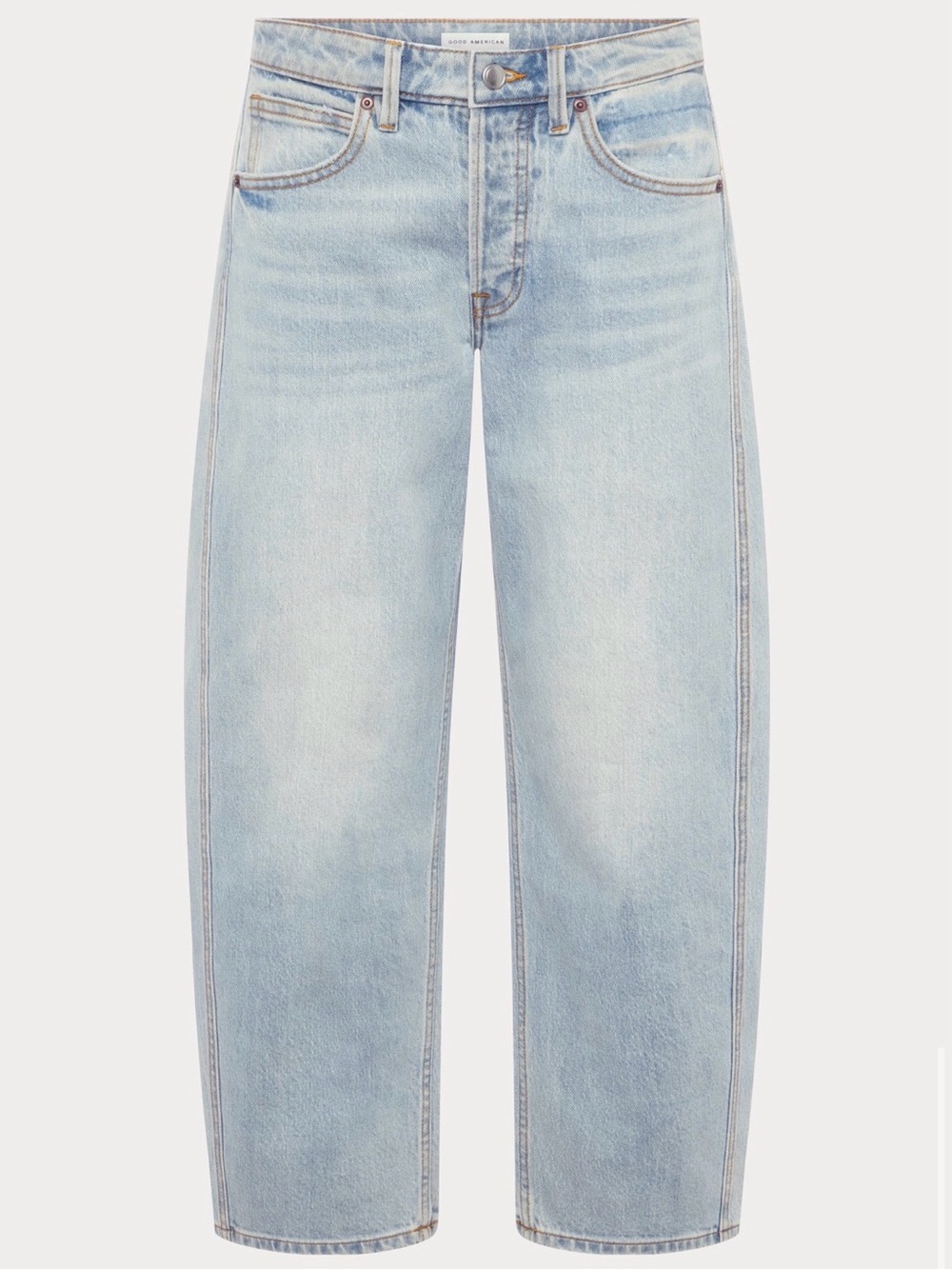 Good American vintage barrel ankle jeans